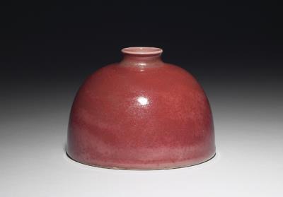 图片[2]-Bulbous vase with flat base in copper-red glaze, Qing dynasty, Kangxi reign (1662-1722)-China Archive